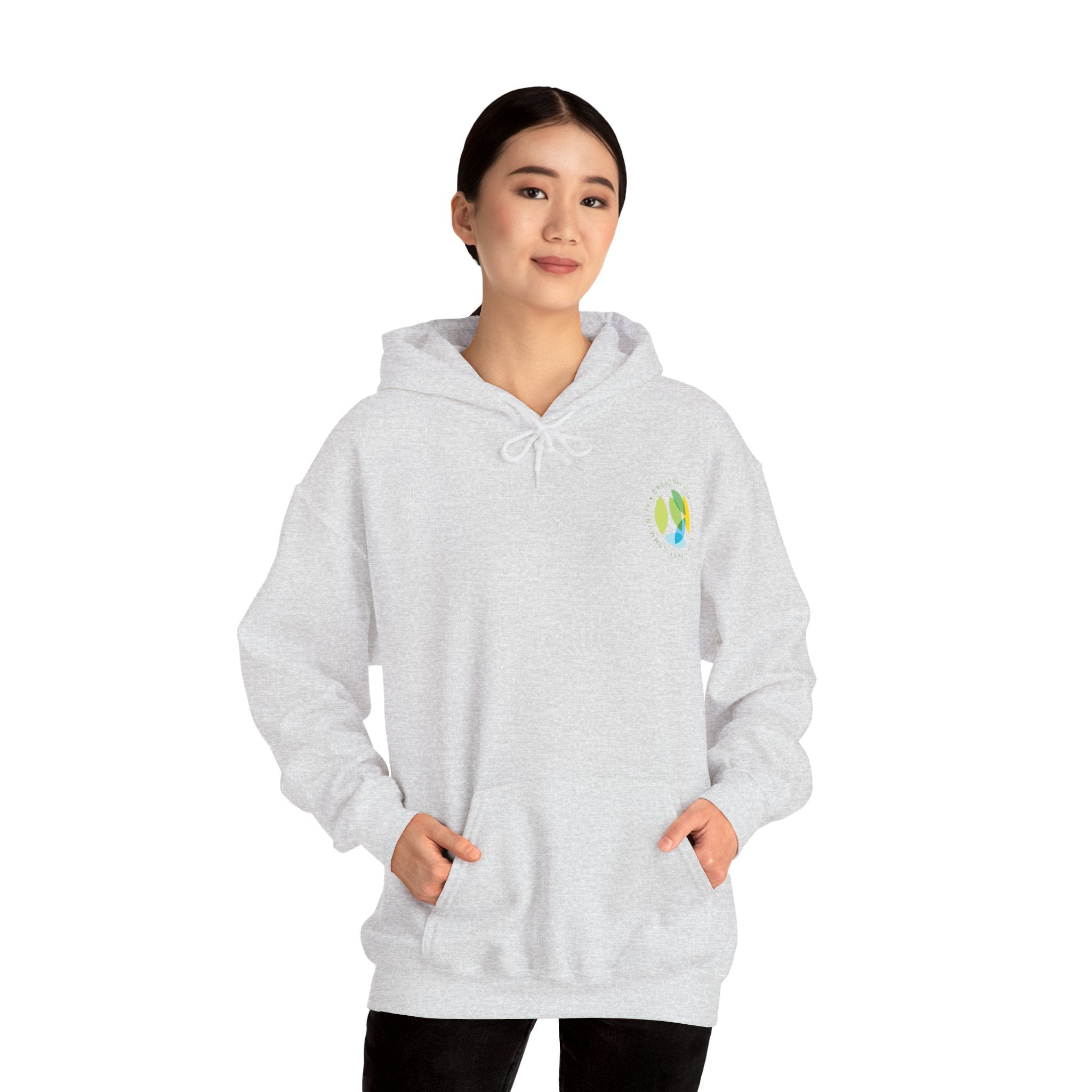 Serving New Yorkers Ash Hoodie - Broadway Community Collection